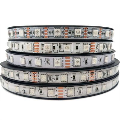Lumière de bande de SMD 5050 LED RVB IP67 imperméable pour la décoration de barre de jardin
