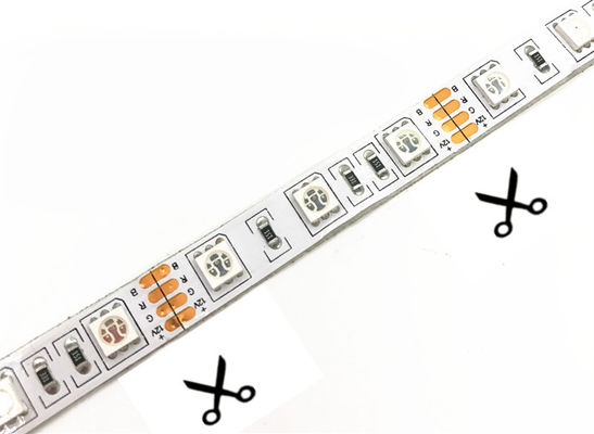 Lumière de bande de SMD 5050 LED RVB IP67 imperméable pour la décoration de barre de jardin