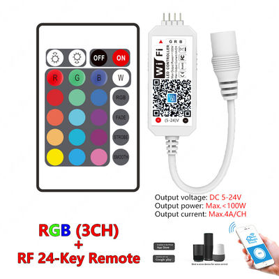Musique à télécommande de voix d'appli de Wifi Single Color RVB Rgbw de contrôleur de Mini Led Smart pour le Smart Home