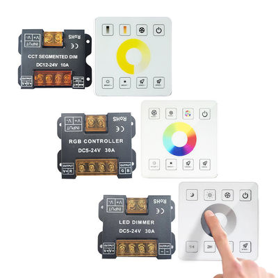 La Manche de Dimmer 10A 1 de contrôleur de la caisse LED de fer avec le plein écran tactile de rf