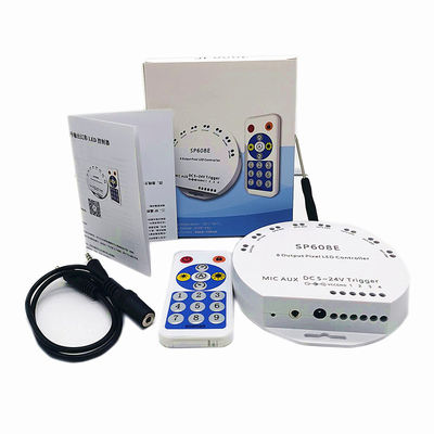 Signal indépendant de Full Color 8CH de contrôleur de Smart de bande de SP608E Bluetooth LED