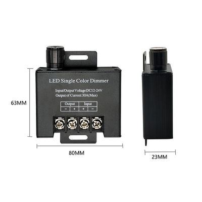 Puissance élevée simple Dimmable Constant Voltage du rhéostat 30A de la couleur LED de caisse de fer