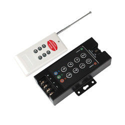 RF 8 touches LED RVB contrôleur 720W DC 12V 24V avec boîtier en fer 3 canaux
