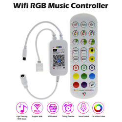 24 contrôleurs futés IR Remote Wifi Control de bande des clés LED pour la lumière de bande de RVB