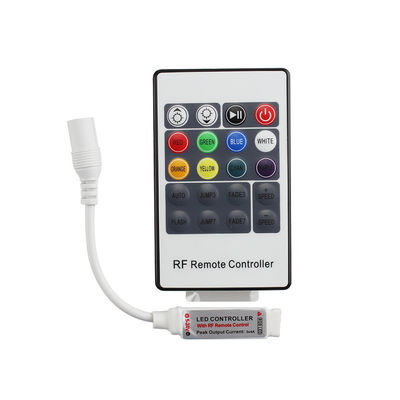 Mini radio de clé du contrôleur 20 de rf LED RVB à télécommande pour des lumières de bande de LED