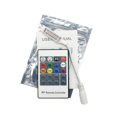 Mini radio de clé du contrôleur 20 de rf LED RVB à télécommande pour des lumières de bande de LED