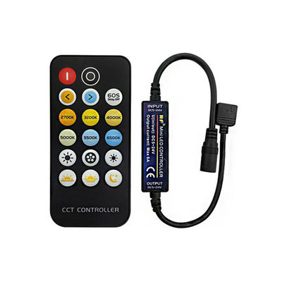 Double contrôleur Dimmer With 17 rf sans fil principal de la température de couleur de C.C LED à télécommande