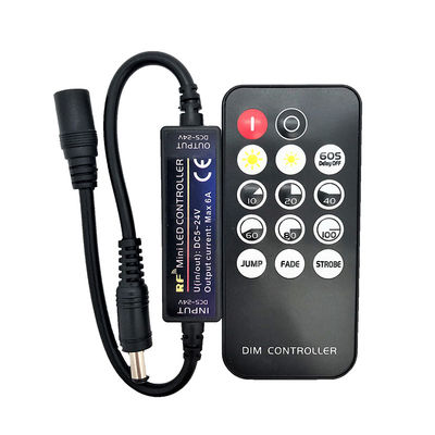 6A LED sans fil mini contrôleur RF télécommande pour 5630 lumière de bande de couleur unique