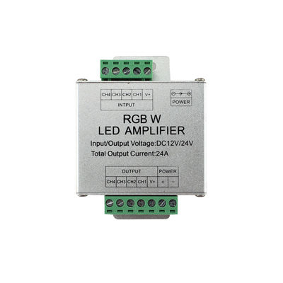 24A signal de synchronisation en aluminium de l'amplificateur RGBW de bande du cas LED pour 5 la manière du fil 4