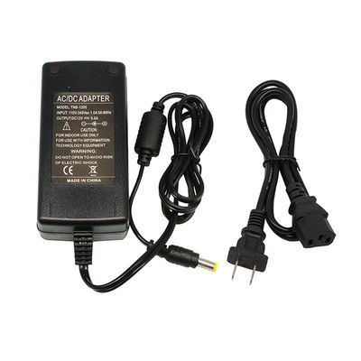 Le C.A. à DC12v 5A 60w a mené l'Eu d'Au de Power Supply Adapter de conducteur nous prise britannique pour l'éclairage de bande mené
