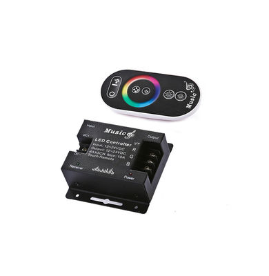 Contrôleur à distance sans fil de rf LED, contrôleur 18A de musique de RVB LED pour la bande 5050 légère