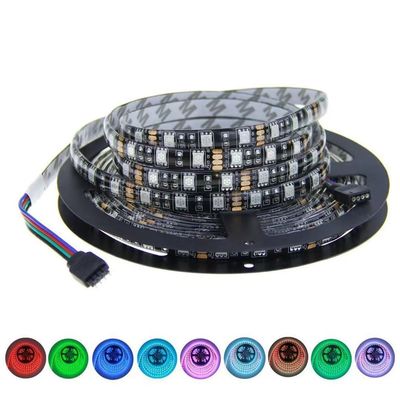 La lumière de bande de SMD 5050 12V LED RVB, la bande mouvements 60led de couleur de LED imperméabilisent