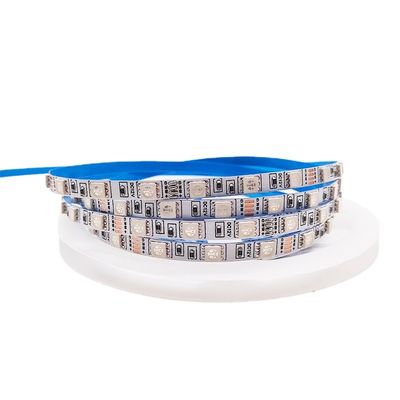 Changement de la couleur 12V étroit de la version 6mm de lumière de bande de SMD 5050 LED RVB