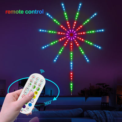 Couleur rêveuse du pixel LED de musique d'APPLI de DIY de lumière de feu d'artifice à distance de bande pour Noël