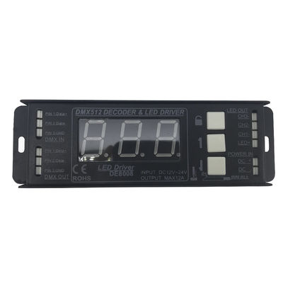 Décodeur de la Manche LED DMX de RVB 3, contrôleur 12V de DMX512 LED pour la lumière de bande de LED