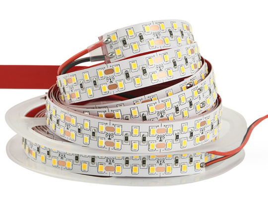 SMD2835 DC12V Lumière à bande LED monocouleur à double rangée