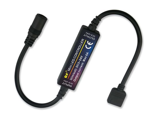Contrôleur LED mini de petite taille Rf télécommande sans fil Rgb Light Strip Contrôleur de changement de couleur