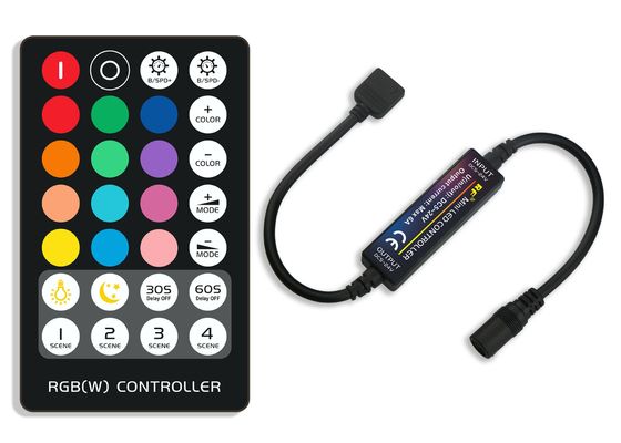 Contrôleur LED mini de petite taille Rf télécommande sans fil Rgb Light Strip Contrôleur de changement de couleur