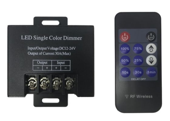 Dimmer à bande LED à bande monocouleur régulateur à bande réglable DC12v 30A 360W
