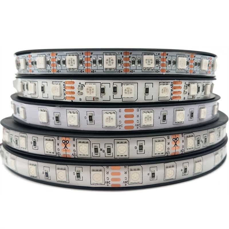 Lumière de bande de SMD 5050 LED RVB IP67 imperméable pour la décoration de barre de jardin