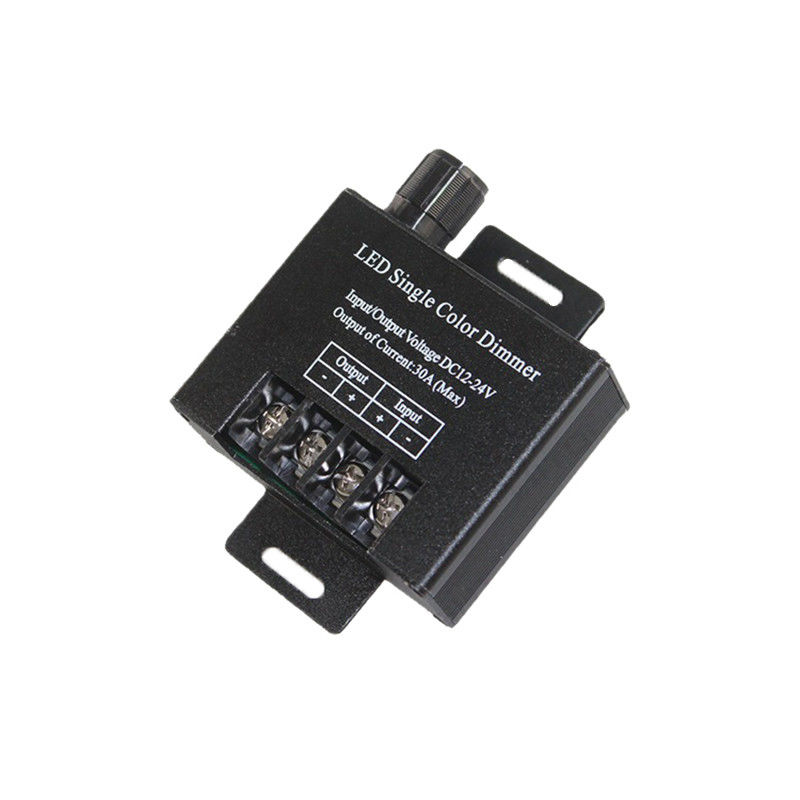 Puissance élevée simple Dimmable Constant Voltage du rhéostat 30A de la couleur LED de caisse de fer
