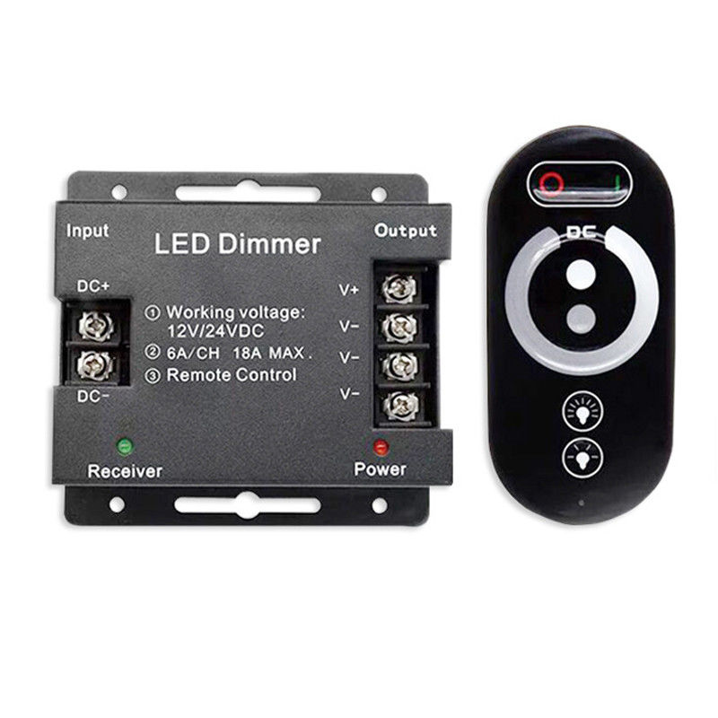 Extérieur sans fil de contact de Dimmer DC12V de contrôleur de rf LED pour 3528 la bande simple de la couleur LED