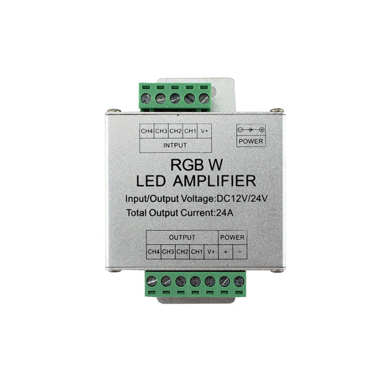 24A signal de synchronisation en aluminium de l'amplificateur RGBW de bande du cas LED pour 5 la manière du fil 4