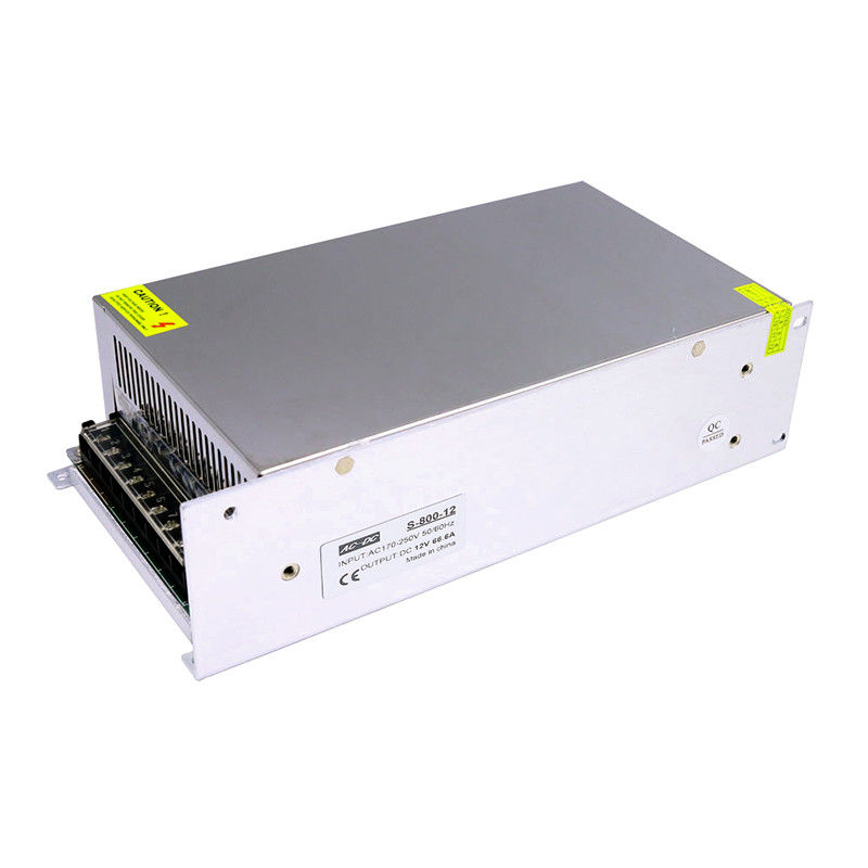 Alimentation d'énergie de changement en aluminium du cas 12V 800W avec le C.A. de la fan 220V à C.C 12V