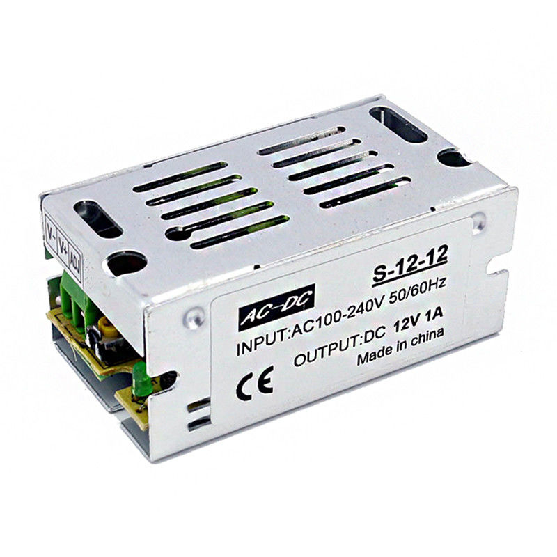 C.A. en aluminium de l'alimentation d'énergie de commutateur de cas 100V 240V à volt 12W 1A de dc 12