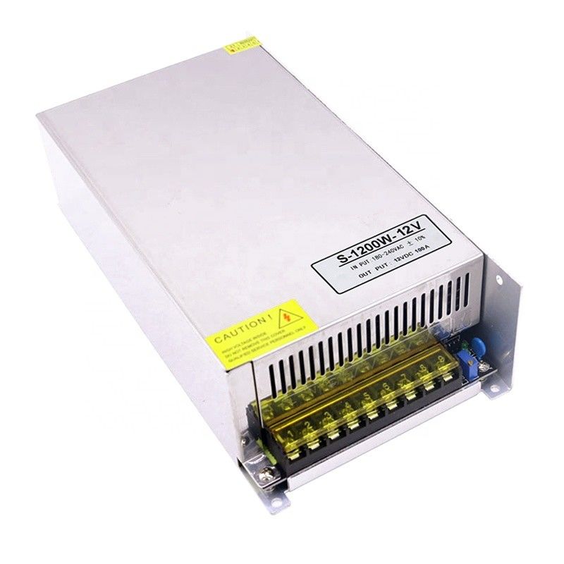 alimentation d'énergie de commutation de C.C 1200W 12V avec C.A. 220V de fan à volt 100A de C.C 12V
