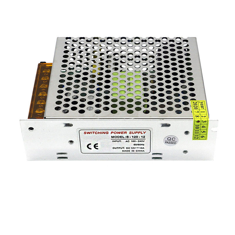 Alimentation d'énergie réglée par cas en aluminium de commutateur 100V - C.A. 240V à C.C 12V 10A 120W