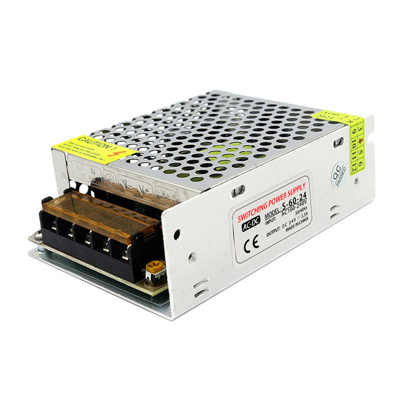 C.A. de changement réglé adapté aux besoins du client d'alimentation d'énergie 100V 240V à C.C 24V 2.5A 60W