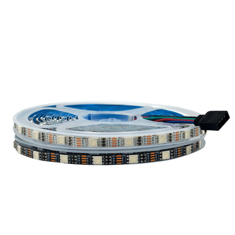 Changement de la couleur 12V étroit de la version 6mm de lumière de bande de SMD 5050 LED RVB