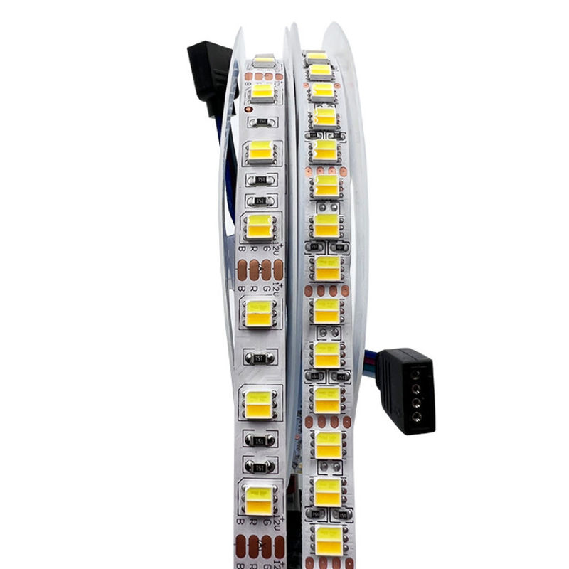 12v 60led 5025 Température de Couleur Réglable Bande LED Blanc Chaud 2700k - 6500k
