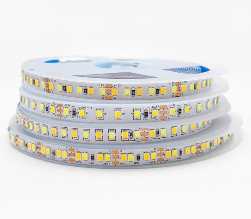 Bande réglable 180LEDs/M For Decorative Lighting de la température de couleur de couleur de double du TDC LED