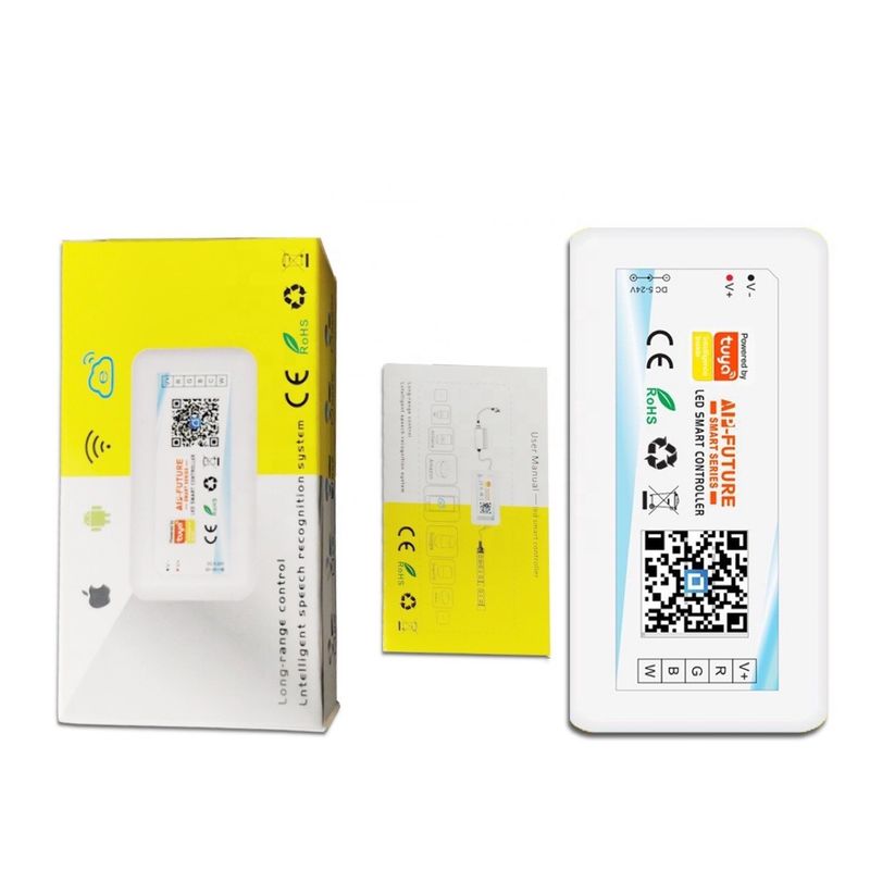 LED TUYA APP Télécommande RGB Contrôleur à bande lumineuse Monochrome Dimmer 2.4G Graffiti Intelligent