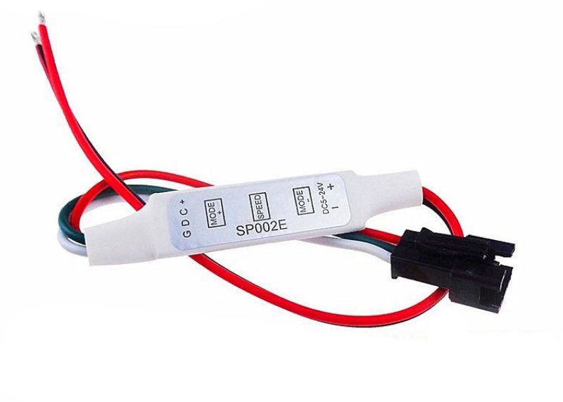 DC5-24V contrôleur de pixels LED SP002E Contrôle WS2811 Lumière à bande couleur complète