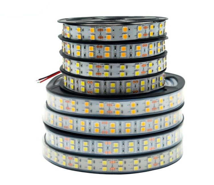 Énergie efficace CRI80 à LED à bande de couleur unique à faible tension 2835 5050