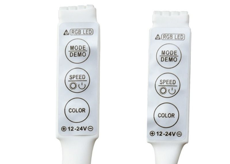 DC 5-24V LED mini contrôleur 3 canaux pour lampes à bande LED RVB